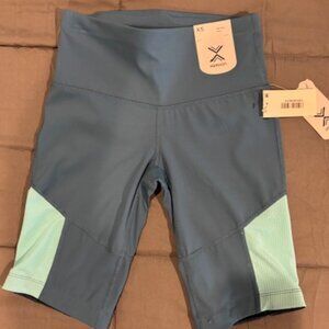 Xersion High-Rise Fitted Bike Shorts Size XS NWT